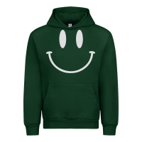 Forest Green smily Urban Hoodie - linhVisuals