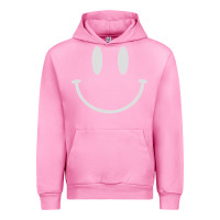 Fuchsia Pink smily Urban Hoodie - linhVisuals