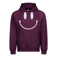 Mauve Wine smily Urban Hoodie - linhVisuals