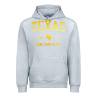Heather Grey texas Urban Hoodie - linhVisuals