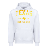 White texas Urban Hoodie - linhVisuals