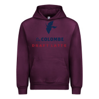 Mauve Wine La Colombe Urban Hoodie - linhVisuals
