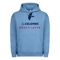 Pigment Pebble Blue La Colombe Urban Hoodie - linhVisuals
