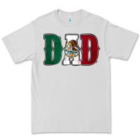 Dove Grey Mexican Flag Dad Premium Tee - Jasminsmagicworld