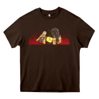 Chocolate Brown wizard Heavy Core Tee - TumblerDesignByShophia