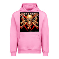 Fuchsia Pink Megadeath Chains Urban Hoodie - linhVisuals