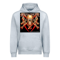 Heather Grey Megadeath Chains Urban Hoodie - linhVisuals