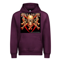 Mauve Wine Megadeath Chains Urban Hoodie - linhVisuals