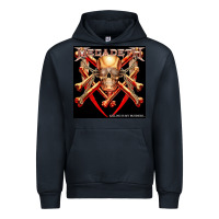 Navy Megadeath Chains Urban Hoodie - linhVisuals