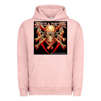 Pigment Salmon Megadeath Chains Urban Hoodie - linhVisuals