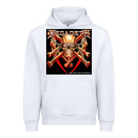 White Megadeath Chains Urban Hoodie - linhVisuals