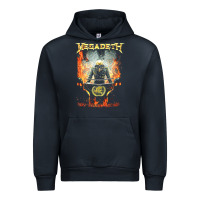 Navy Megadeath World Order Urban Hoodie - linhVisuals