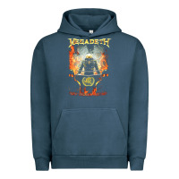 Pigment Midnight Navy Megadeath World Order Urban Hoodie - linhVisuals