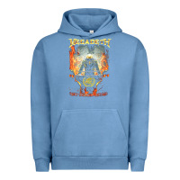 Pigment Pebble Blue Megadeath World Order Urban Hoodie - linhVisuals