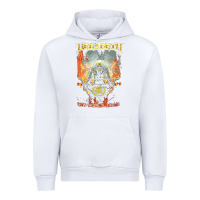White Megadeath World Order Urban Hoodie - linhVisuals