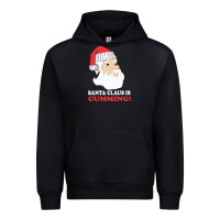 Black santa claus is cumming dirty humor Urban Hoodie - linhVisuals