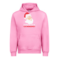Fuchsia Pink santa claus is cumming dirty humor Urban Hoodie - linhVisuals