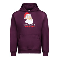 Mauve Wine santa claus is cumming dirty humor Urban Hoodie - linhVisuals