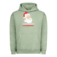 Pigment Oil Green santa claus is cumming dirty humor Urban Hoodie - linhVisuals