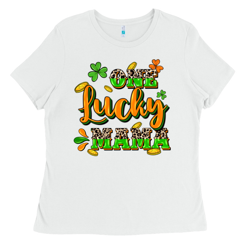 One Lucky Mama St. Patrick's Day Ladies Tee by CowGirlArtShop | Teevron