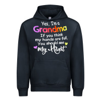 Grandma T  Shirt Yes I'm Grandma If You Think My Hands Are Full T  Shi Urban Hoodie | Teevron