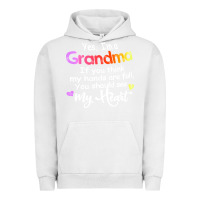 Pigment Lunar Rock grandma t  shirt yes i'm grandma if you think my hands are full t  shi Urban Hoodie - linhVisuals