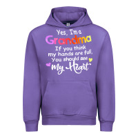 Tulip grandma t  shirt yes i'm grandma if you think my hands are full t  shi Urban Hoodie - linhVisuals