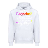 White grandma t  shirt yes i'm grandma if you think my hands are full t  shi Urban Hoodie - linhVisuals