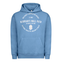 Pigment Pebble Blue hadrians wall path england wales hikes tank top Urban Hoodie - linhVisuals