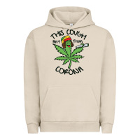 Pigment French Oak Funny Weed Leaf Urban Hoodie - linhVisuals