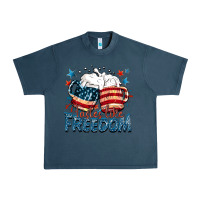 Midnight Navy Tastes like freedom Urban Heavy Tee - FaDigitalArtStudio