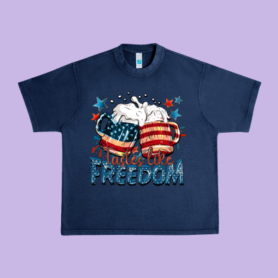 Tastes Like Freedom Urban Heavy Tee Designed By Fadigitalartstudio