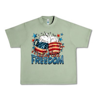 Oil Green Tastes like freedom Urban Heavy Tee - FaDigitalArtStudio