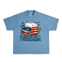 Pebble Blue Tastes like freedom Urban Heavy Tee - FaDigitalArtStudio
