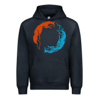 Navy spirit of the north Urban Hoodie - linhVisuals