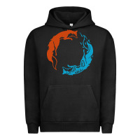 Pigment Black spirit of the north Urban Hoodie - linhVisuals