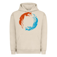 Pigment French Oak spirit of the north Urban Hoodie - linhVisuals
