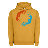 Pigment Peanut Butter spirit of the north Urban Hoodie - linhVisuals