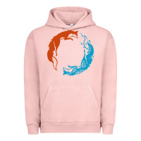 Pigment Salmon spirit of the north Urban Hoodie - linhVisuals