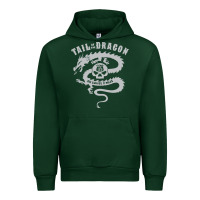Forest Green tail of the dragon Urban Hoodie - linhVisuals