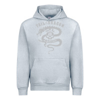 Heather Grey tail of the dragon Urban Hoodie - linhVisuals