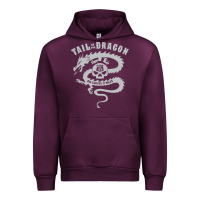 Mauve Wine tail of the dragon Urban Hoodie - linhVisuals