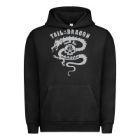 Pigment Black tail of the dragon Urban Hoodie - linhVisuals