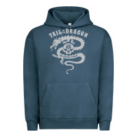 Pigment Midnight Navy tail of the dragon Urban Hoodie - linhVisuals