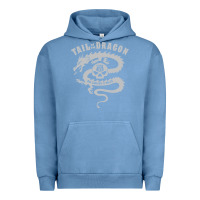 Pigment Pebble Blue tail of the dragon Urban Hoodie - linhVisuals