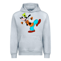 Heather Grey goofy Urban Hoodie - linhVisuals