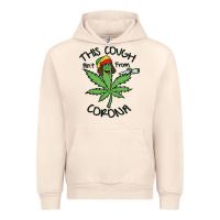 Sandshell Funny Weed Leaf Urban Hoodie - linhVisuals
