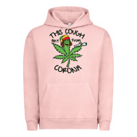Pigment Salmon Funny Weed Leaf Urban Hoodie - linhVisuals