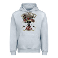 Heather Grey volbeat est.2001 Urban Hoodie - linhVisuals