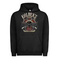Pigment Black volbeat est.2001 Urban Hoodie - linhVisuals